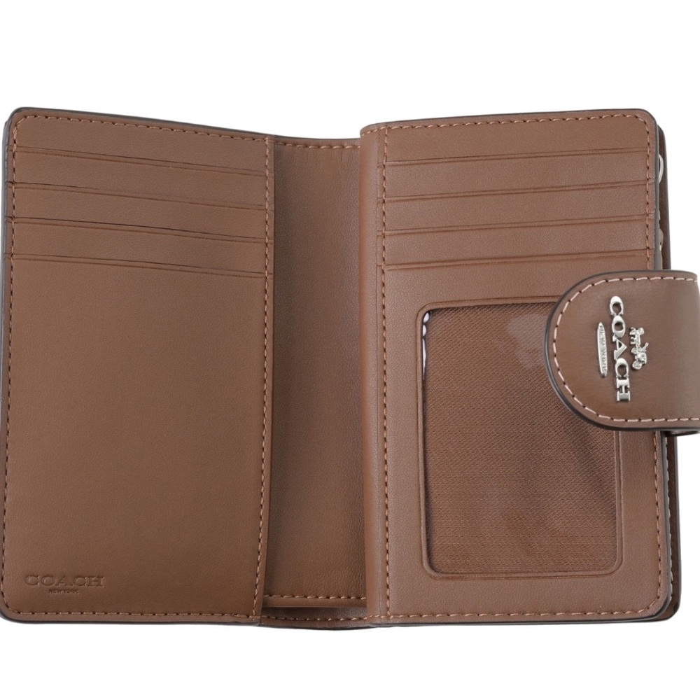 Coach Medium Corner Zip Wallet with Banana Print - Picture 3 of 5